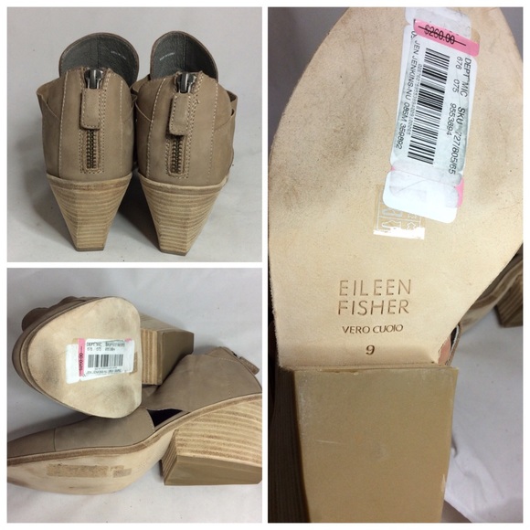Eileen Fisher “Vero Cuoio” Ankle Boots - Picture 3 of 4